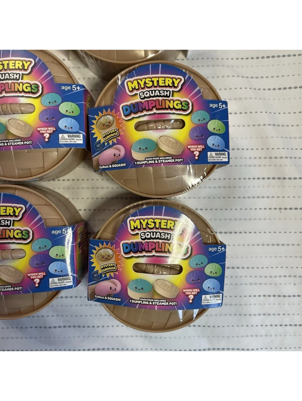 Mystery Squash Dumpling Squishies Lot Of 5 NEW See Description